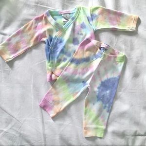 Baby Steps 3 month tie dye outfit, NWT sprout kids